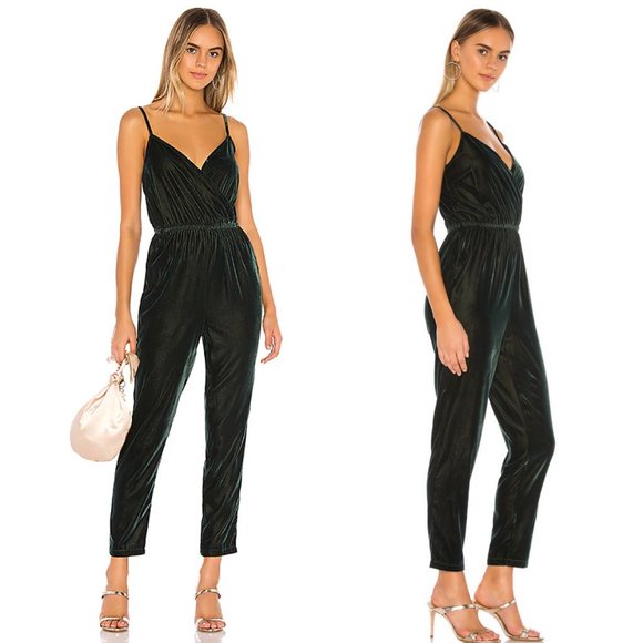 NWT Cupcakes & Cashmere Budapest Velvet Jumpsuit L - Picture 3 of 14